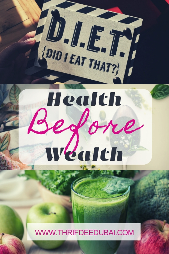 Health Before Wealth – How True!